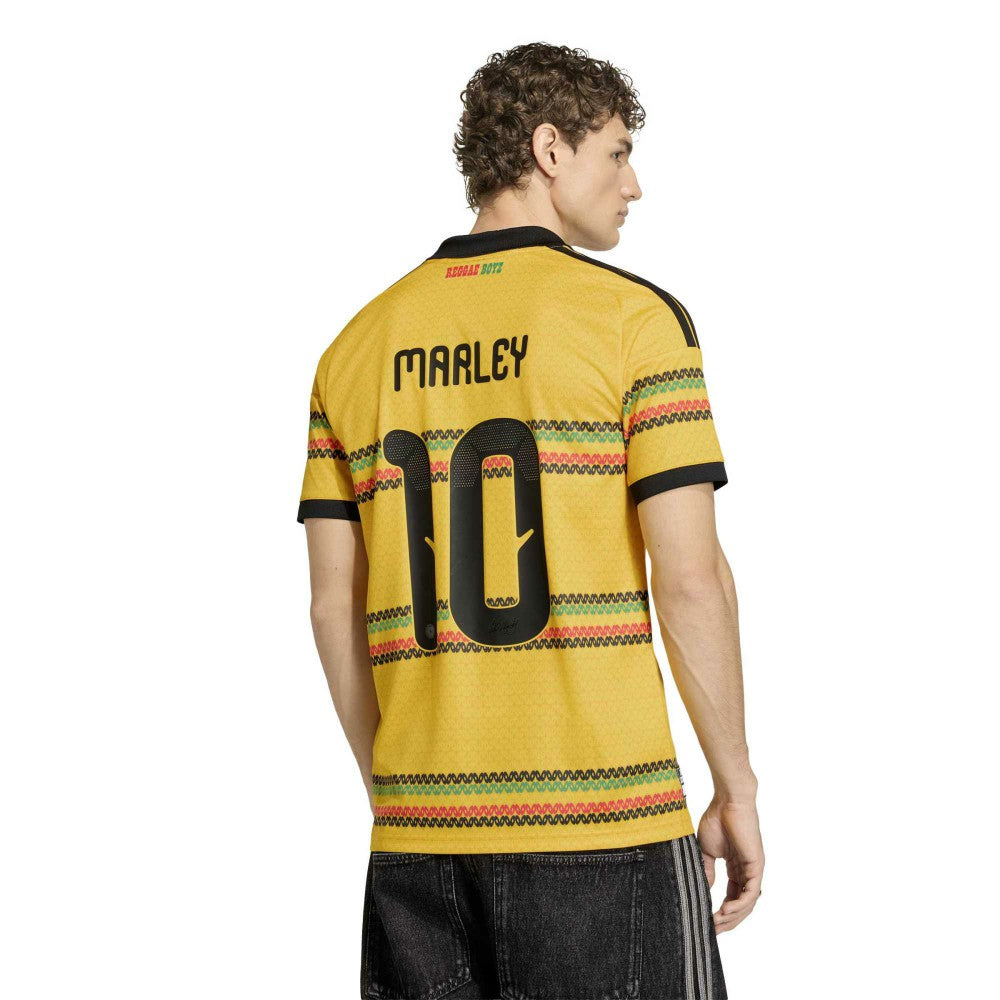 Bob Marley Jamaica National Team 2026 Home Replica Jersey Yellow - Adidas