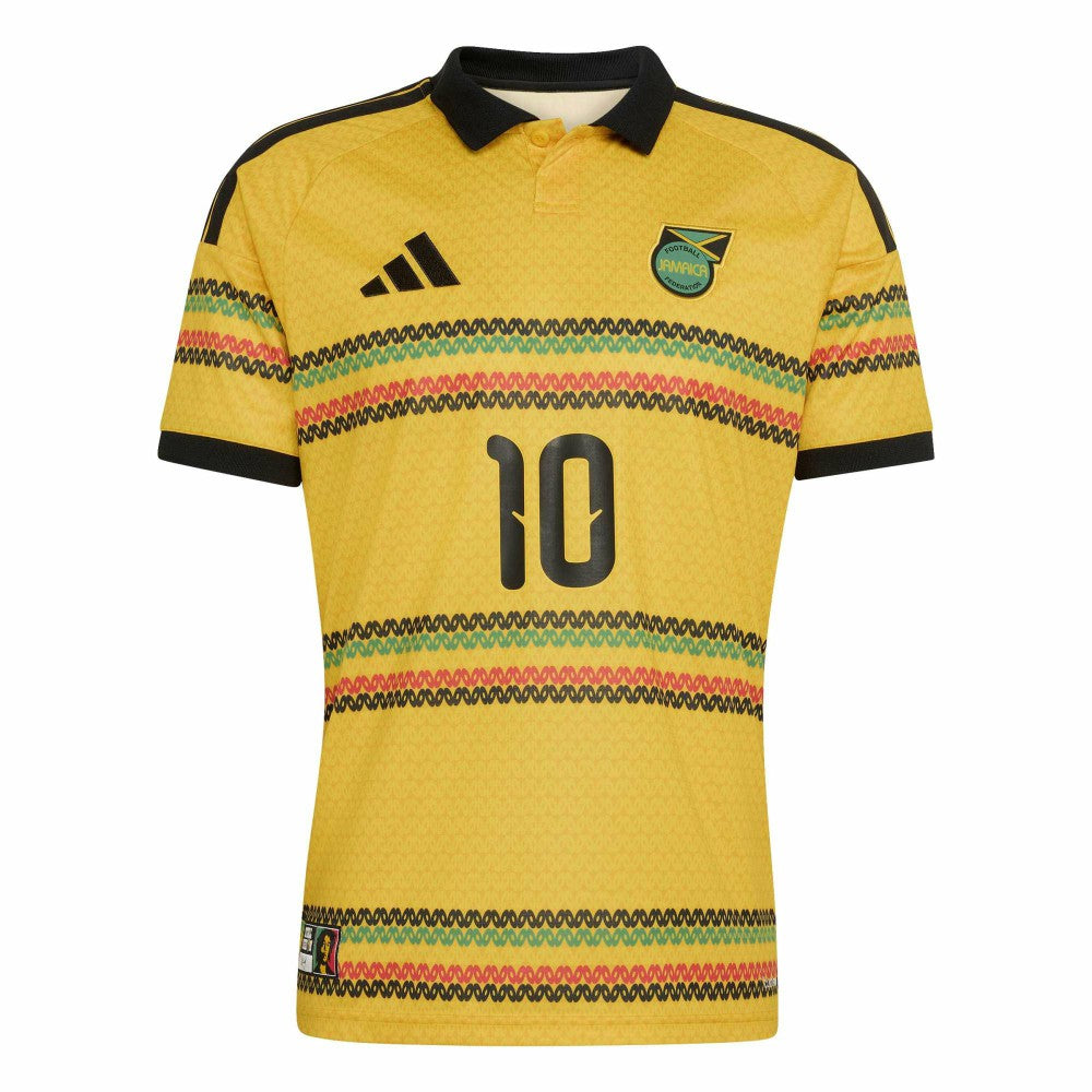 Bob Marley Jamaica National Team 2026 Home Replica Jersey Yellow - Adidas