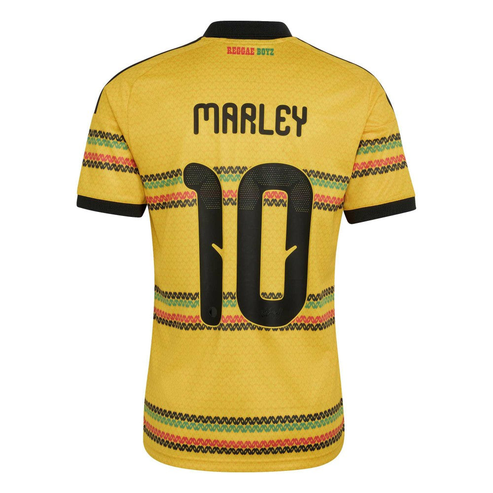Bob Marley Jamaica National Team 2026 Home Replica Jersey Yellow - Adidas