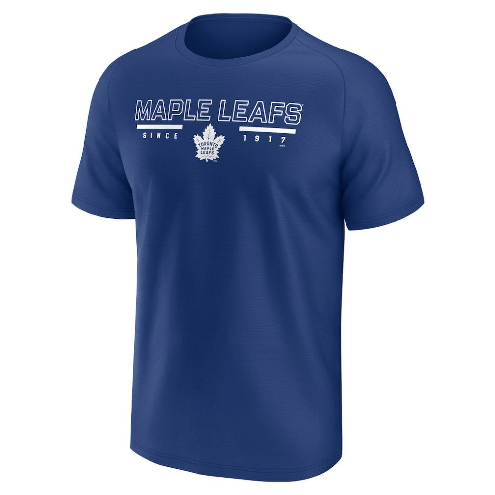 Toronto Maple Leafs Fanatics Established Raglan T-Shirt - Blue - NHL 203127088