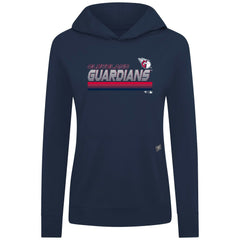 Cleveland Guardians Levelwear Women's Relay Breaker Pullover Hoodie - Navy - MLB on Sale