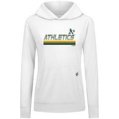 Athletics Levelwear Women's Relay Breaker Pullover Hoodie - White - MLB Discount