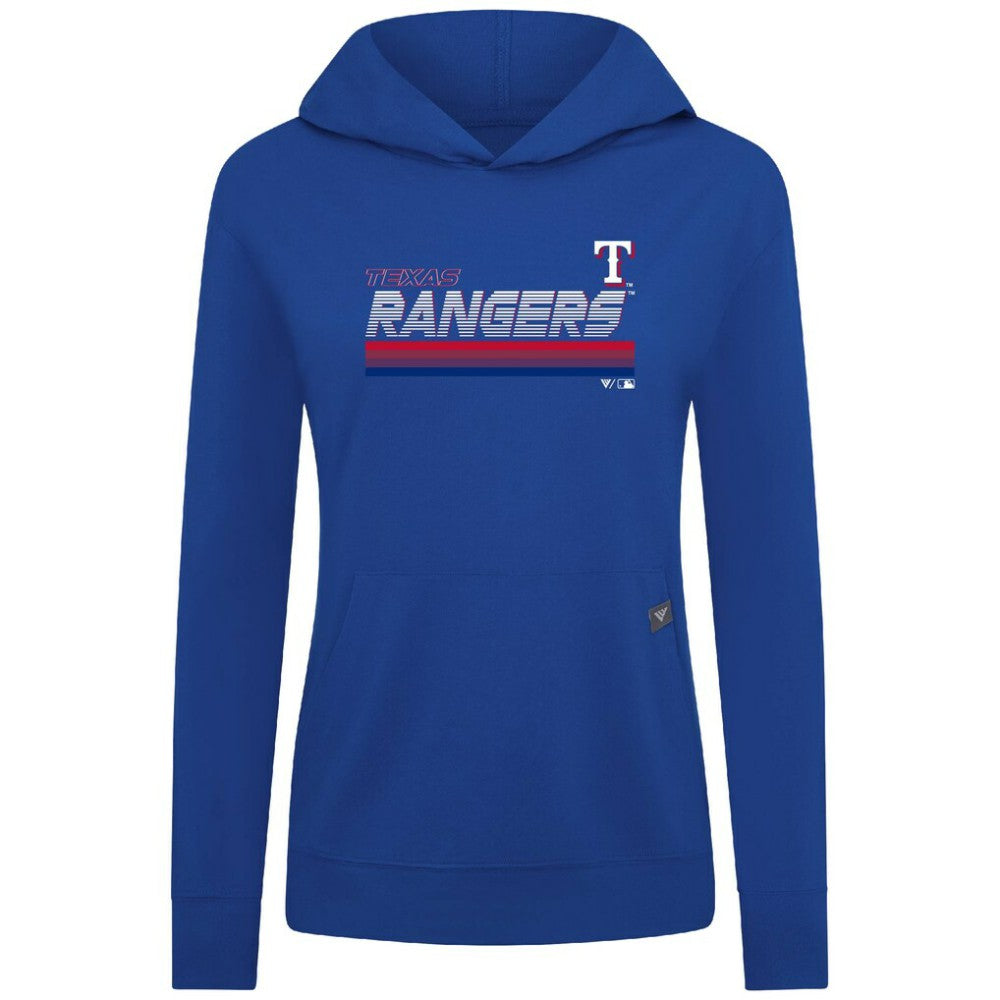 Texas Rangers Levelwear Women's Relay Breaker Pullover Hoodie - Royal - MLB Discount