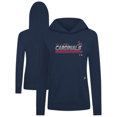 St. Louis Cardinals Levelwear Women's Relay Breaker Pullover Hoodie - Navy - MLB Sale