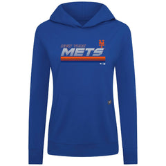 New York Mets Levelwear Women's Relay Breaker Pullover Hoodie - Royal - MLB Sale