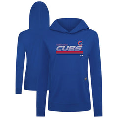 Chicago Cubs Levelwear Women's Relay Breaker Pullover Hoodie - Royal - MLB on Sale