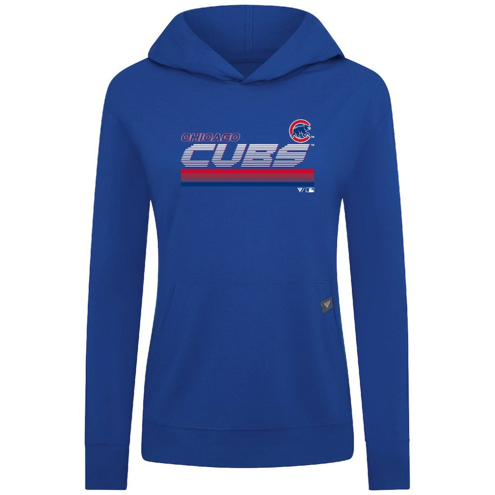 Chicago Cubs Levelwear Women's Relay Breaker Pullover Hoodie - Royal - MLB on Sale
