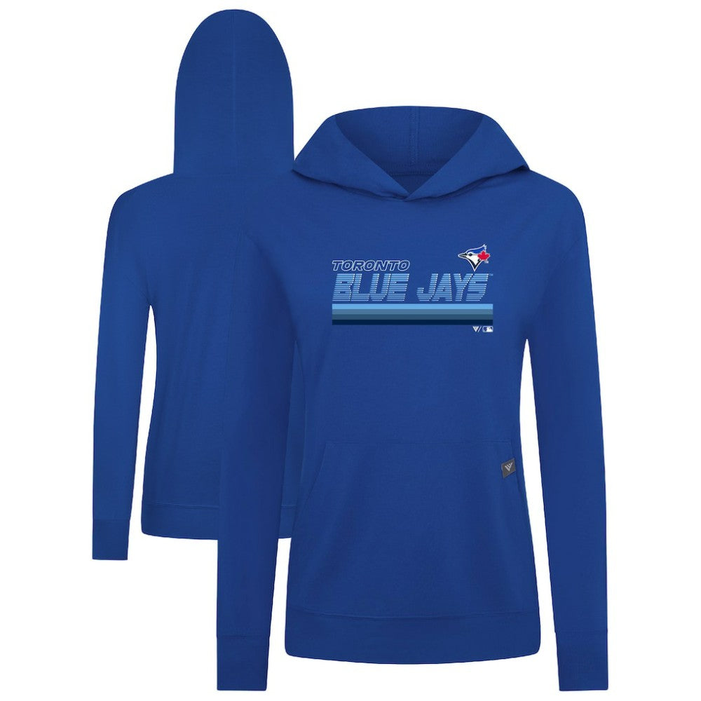 Toronto Blue Jays Levelwear Women's Relay Breaker Pullover Hoodie - Royal - MLB Sale