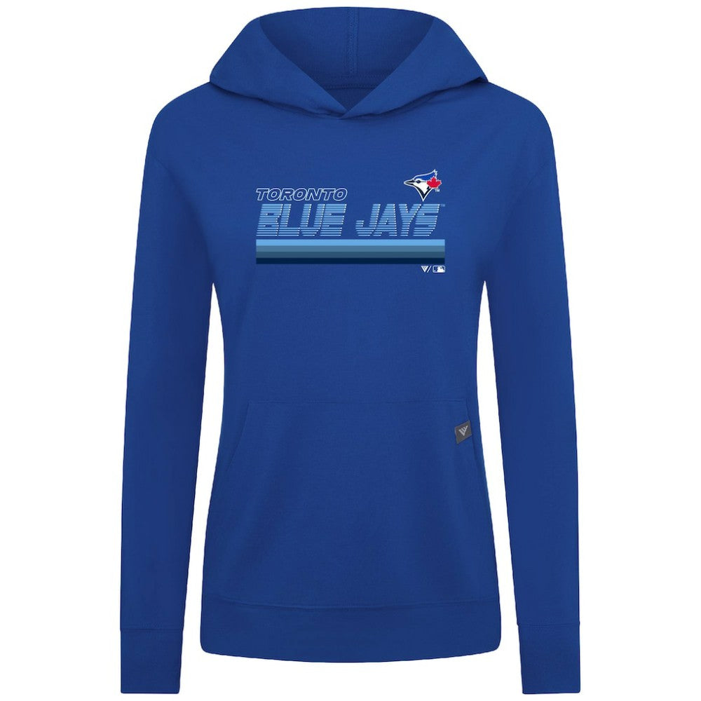 Toronto Blue Jays Levelwear Women's Relay Breaker Pullover Hoodie - Royal - MLB Sale
