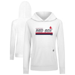 Boston Red Sox Levelwear Women's Relay Breaker Pullover Hoodie - White - MLB Sale