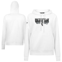 Chicago White Sox Levelwear Women's Adorn Retro 3D Pullover Hoodie - White - MLB Discount