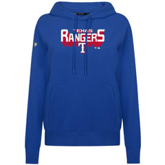 Texas Rangers Levelwear Women's Adorn Retro 3D Pullover Hoodie - Royal - MLB Sale
