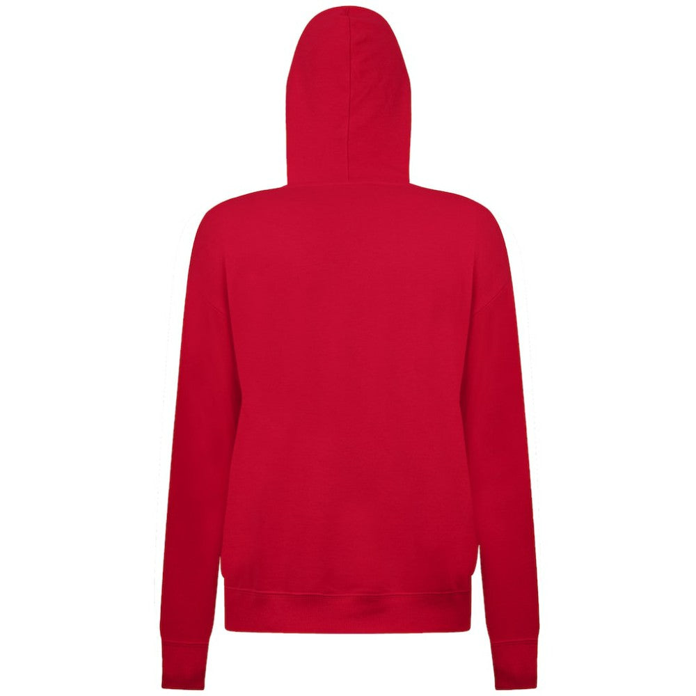 Atlanta Braves Levelwear Women's Adorn Retro 3D Pullover Hoodie - Red - MLB Discount
