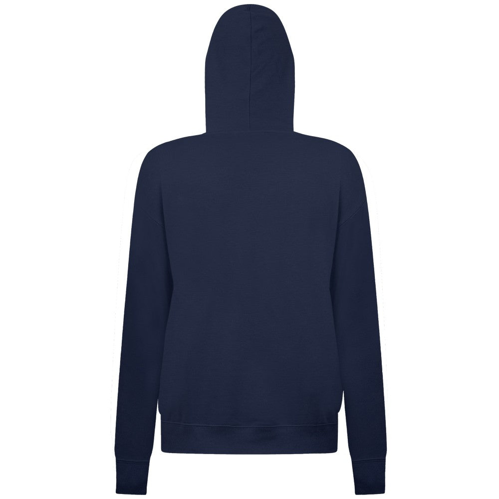 Milwaukee Brewers Levelwear Women's Adorn Retro 3D Pullover Hoodie - Navy - MLB Sale