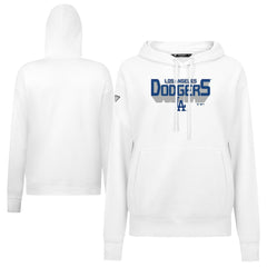 Los Angeles Dodgers Levelwear Women's Adorn Retro 3D Pullover Hoodie - White - MLB Online
