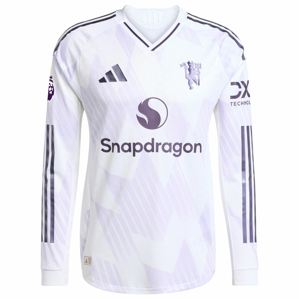 Manchester United 2025/26 Away Long Sleeve Jersey White - Adidas outlet