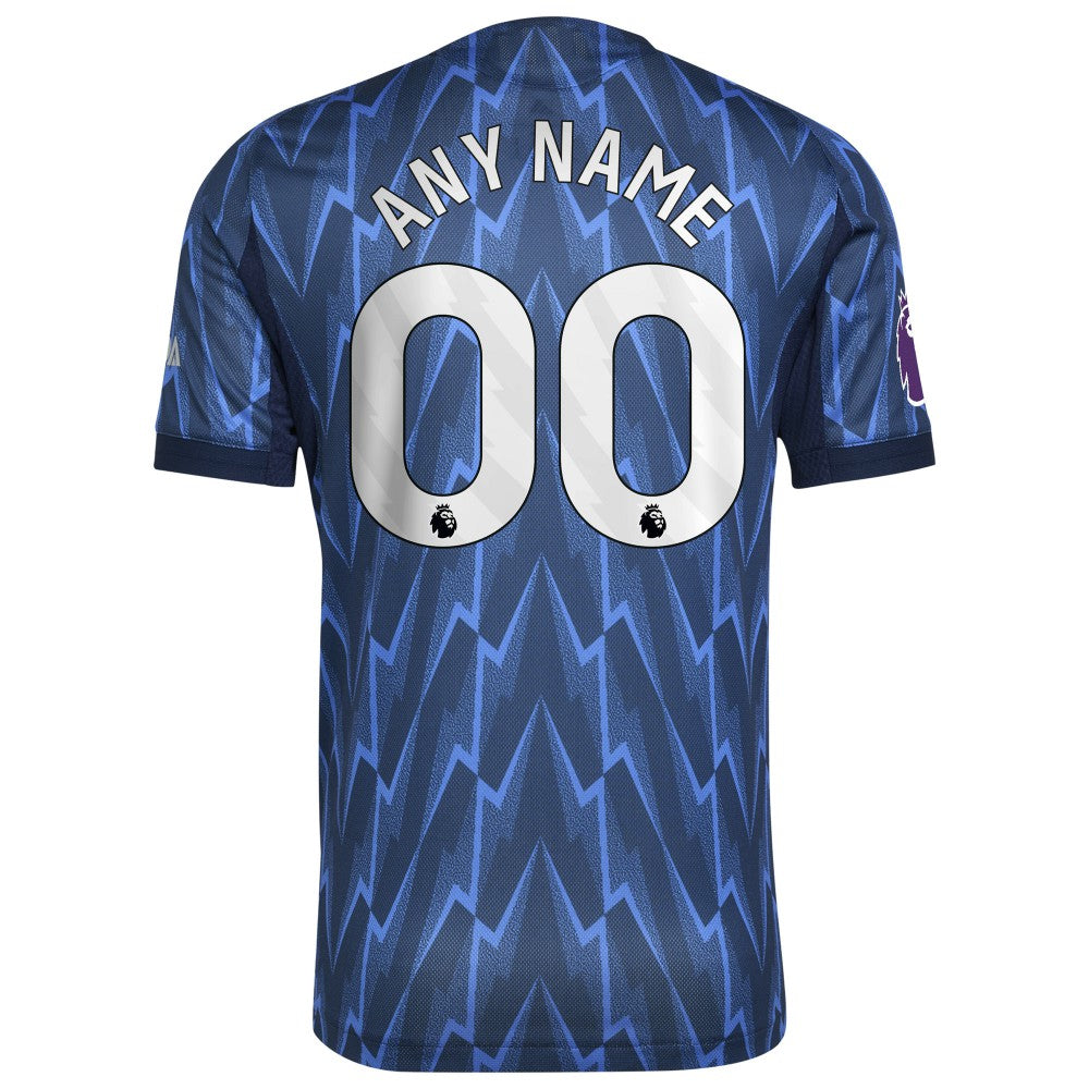 Arsenal 2025/26 Away Custom Jersey Blue - Adidas cheap