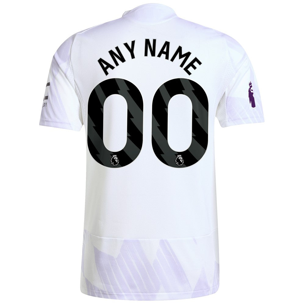 Manchester United 2025/26 Away Custom Jersey White - Adidas