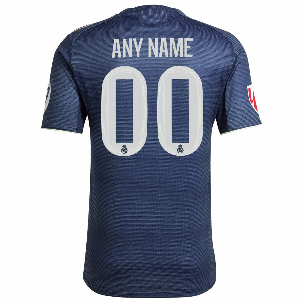 Real Madrid 2025/26 Away Custom Jersey Blue - Adidas outlet