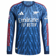 Arsenal 2025/26 Away Long Sleeve Custom Jersey Blue - Adidas outlet