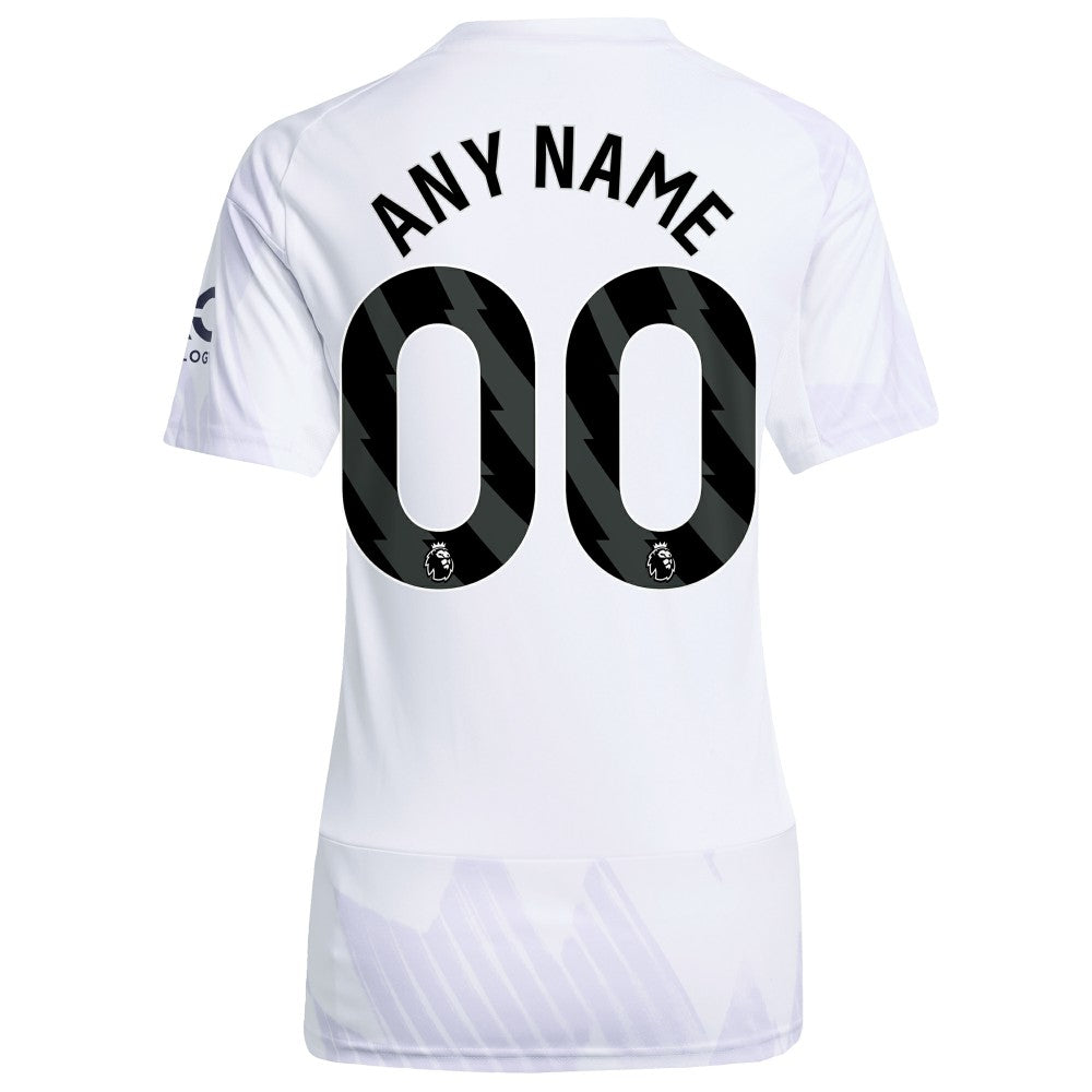 Manchester United Women's 2025/26 Away Replica Custom Jersey White - Adidas outlet