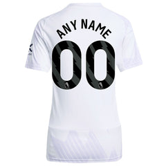 Manchester United Women's 2025/26 Away Replica Custom Jersey White - Adidas outlet