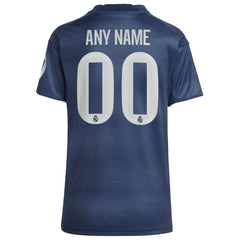 Real Madrid Women's 2025/26 Away Replica Custom Jersey Blue - Adidas outlet