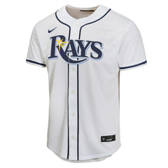 Junior Caminero Tampa Bay Rays Nike Youth Home Player Game Jersey - White - Nike Online