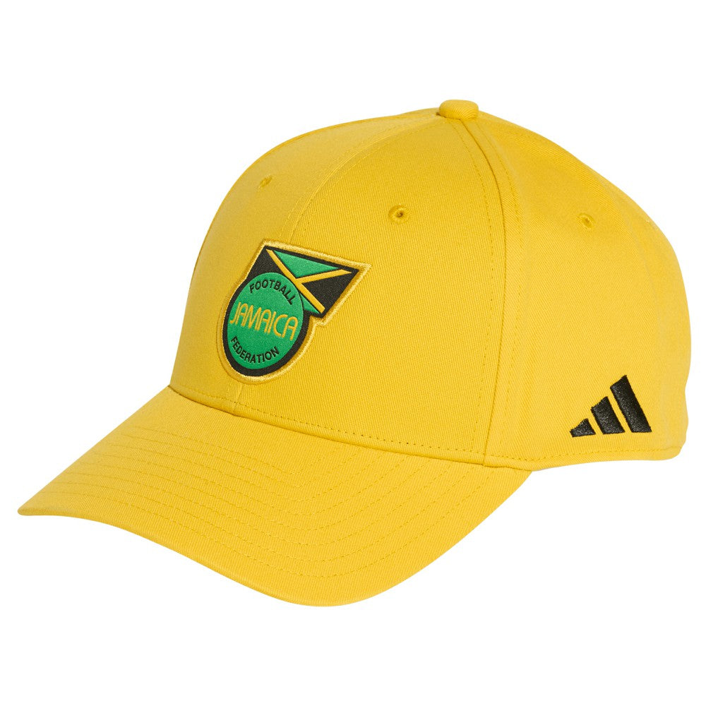 Jamaica National Team Unisex Team Baseball Adjustable Hat Yellow - Adidas