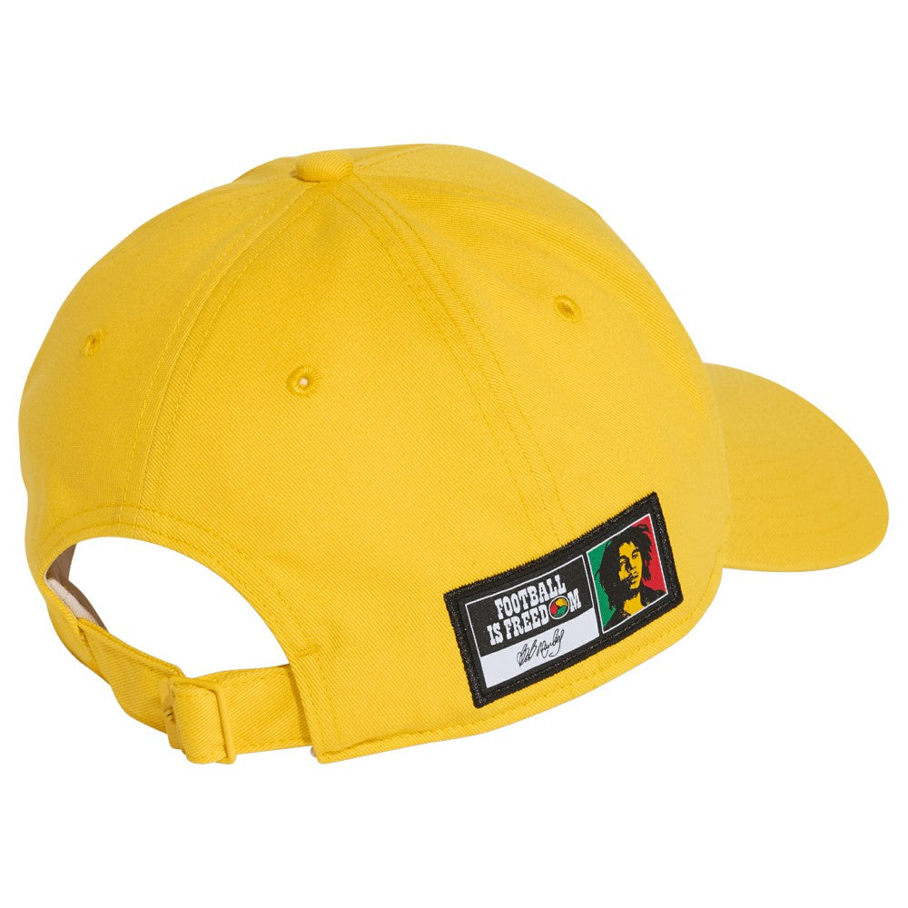 Jamaica National Team Unisex Team Baseball Adjustable Hat Yellow - Adidas