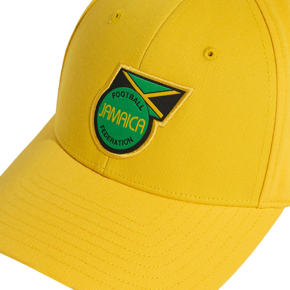 Jamaica National Team Unisex Team Baseball Adjustable Hat Yellow - Adidas