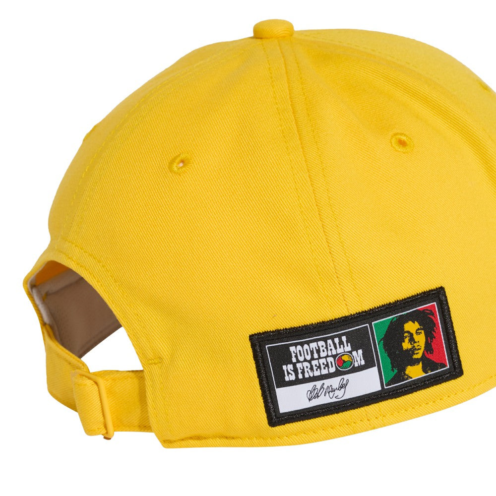 Jamaica National Team Unisex Team Baseball Adjustable Hat Yellow - Adidas