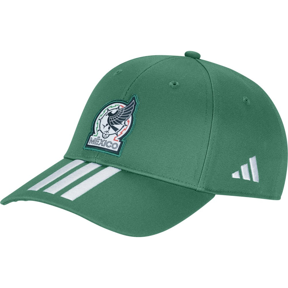 Mexico National Team Unisex FIFA x World Cup 2026 3 Stripes Baseball Adjustable Hat Green - Adidas