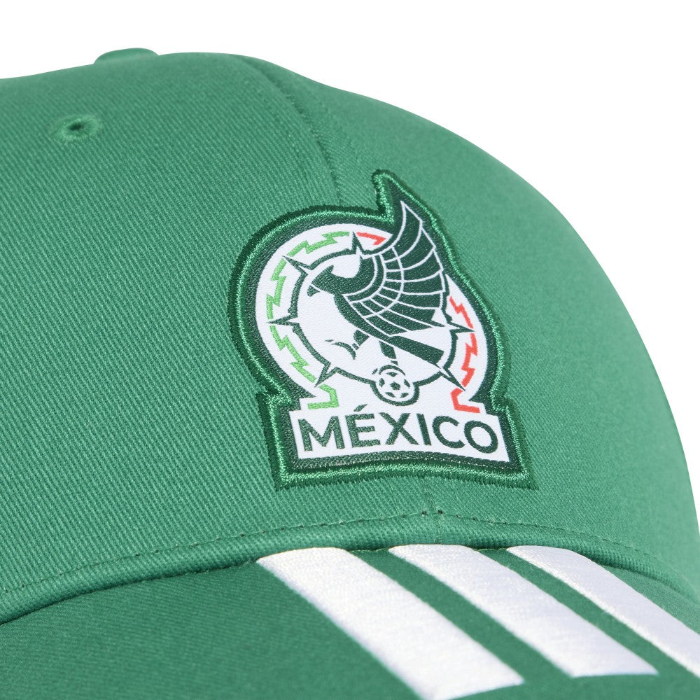 Mexico National Team Unisex FIFA x World Cup 2026 3 Stripes Baseball Adjustable Hat Green - Adidas