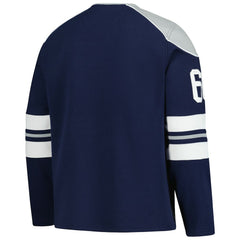 Dallas Cowboys G-III Sports by Carl Banks Adaptive Lord Stanley Crewneck Sweatshirt Navy