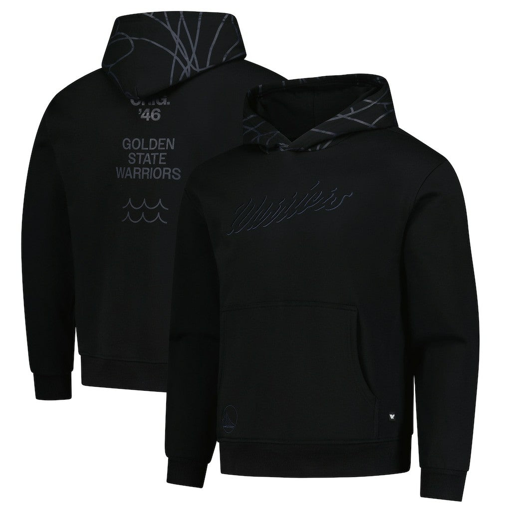 Golden State Warriors The Wild Collective Unisex Blackout Hoodie