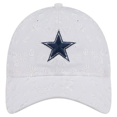 Dallas Cowboys New Era Women's Floral 9TWENTY Adjustable Hat White
