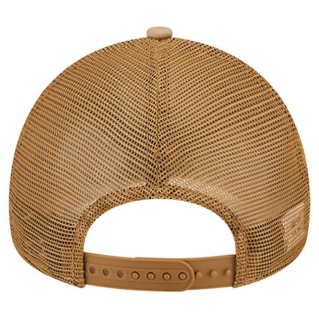 Dallas Cowboys New Era Wheat Camo 9FORTY Trucker Adjustable Hat Tan