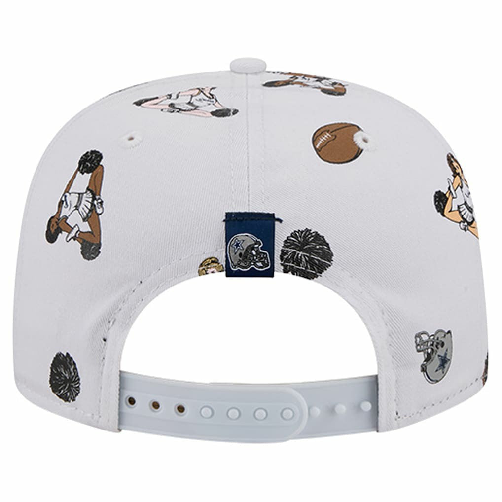 Dallas Cowboys New Era Team Cheer 19TWENTY Snapback Hat White