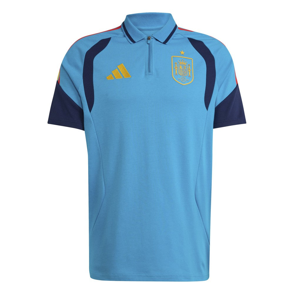 Spain National Team 2026 Tiro Training Polo Turquoise - Adidas outlet