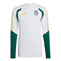 Italy National Team FIFA x World Cup 2026 Tiro Quarter-Zip Training Top White - Adidas