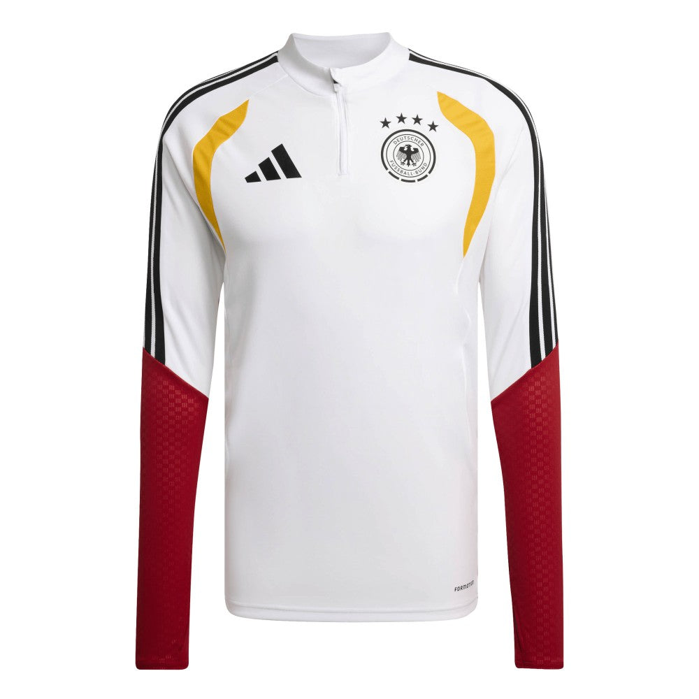 Germany National Team FIFA x World Cup 2026 Tiro Quarter-Zip Training Top White - Adidas