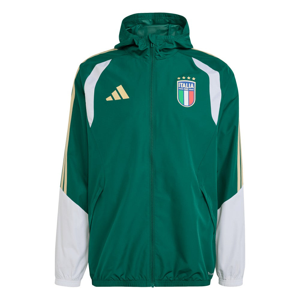 Italy National Team FIFA x World Cup 2026 Tiro All Weather Full-Zip Jacket Green - Adidas
