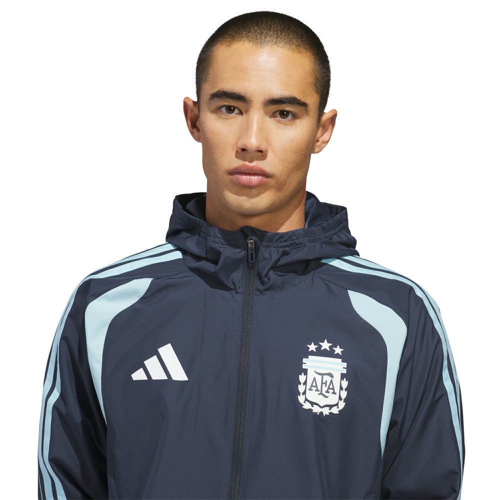 Argentina National Team FIFA x World Cup 2026 Tiro All Weather Full-Zip Jacket Navy - Adidas