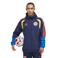 Colombia National Team FIFA x World Cup 2026 Tiro All Weather Full-Zip Jacket Navy - Adidas