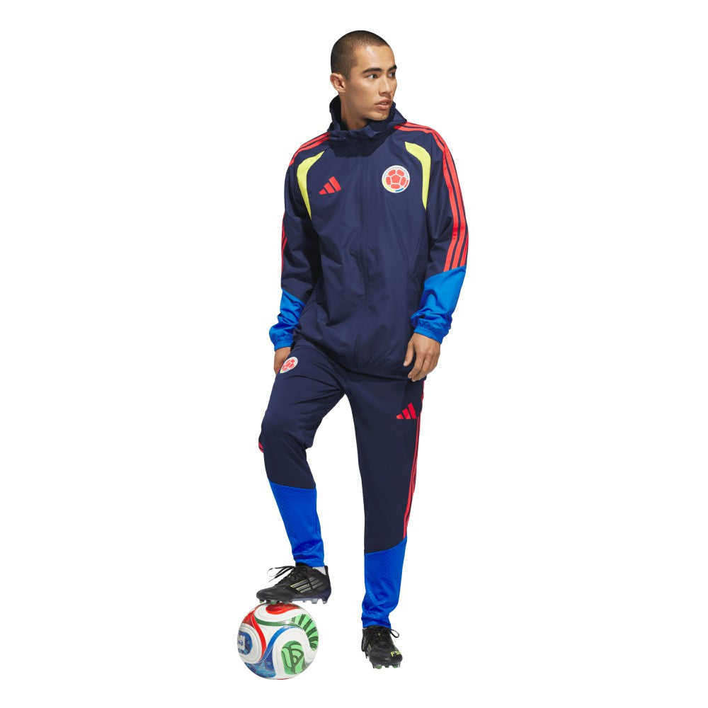 Colombia National Team FIFA x World Cup 2026 Tiro All Weather Full-Zip Jacket Navy - Adidas