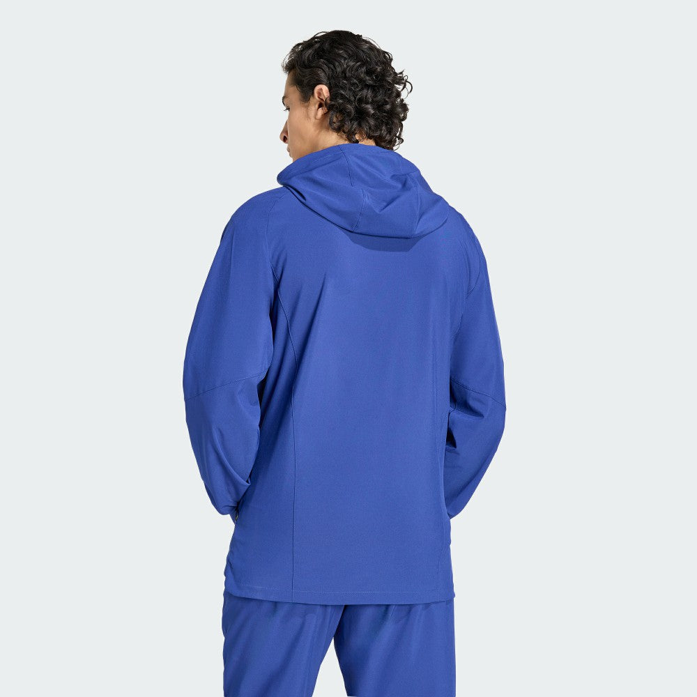 Italy National Team FIFA x World Cup 2026 Full-Zip Travel Windbreaker Jacket Blue - Adidas