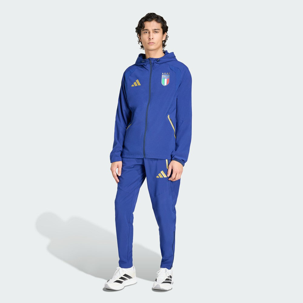 Italy National Team FIFA x World Cup 2026 Full-Zip Travel Windbreaker Jacket Blue - Adidas