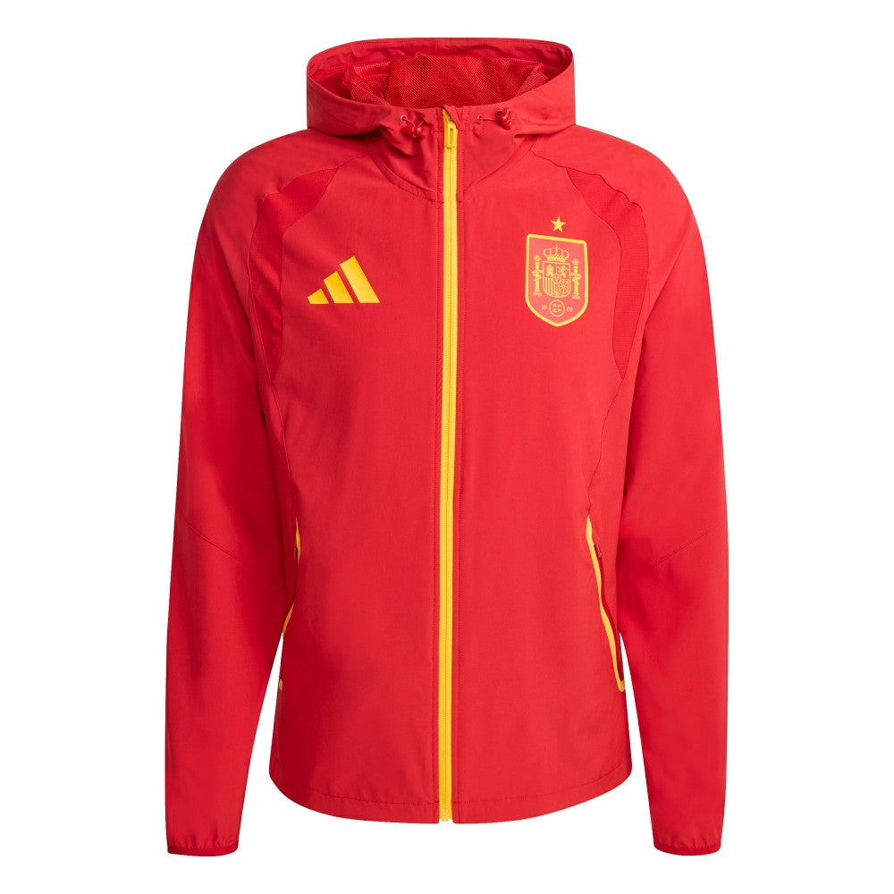 Spain National Team FIFA x World Cup 2026 Full-Zip Travel Windbreaker Jacket Red - Adidas cheap