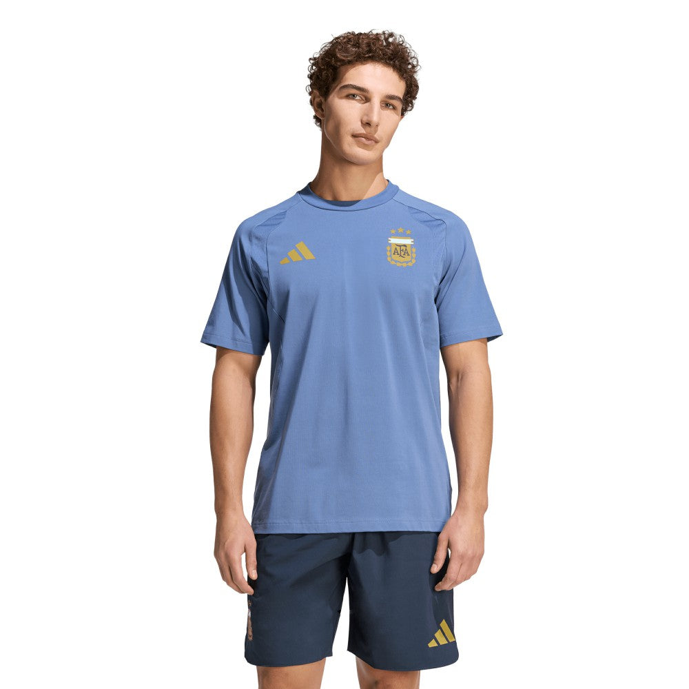 Argentina National Team FIFA x World Cup Tiro Travel T-Shirt Blue - Adidas